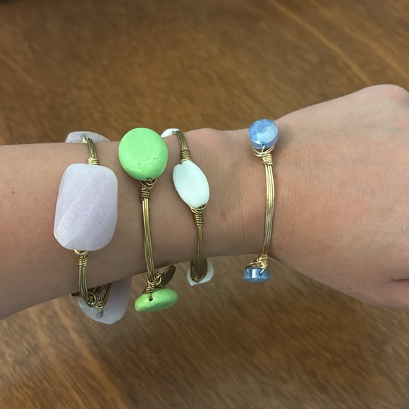 Bourbon and Bowtie Bangle Bracelet Stack - Picture 2 of 6